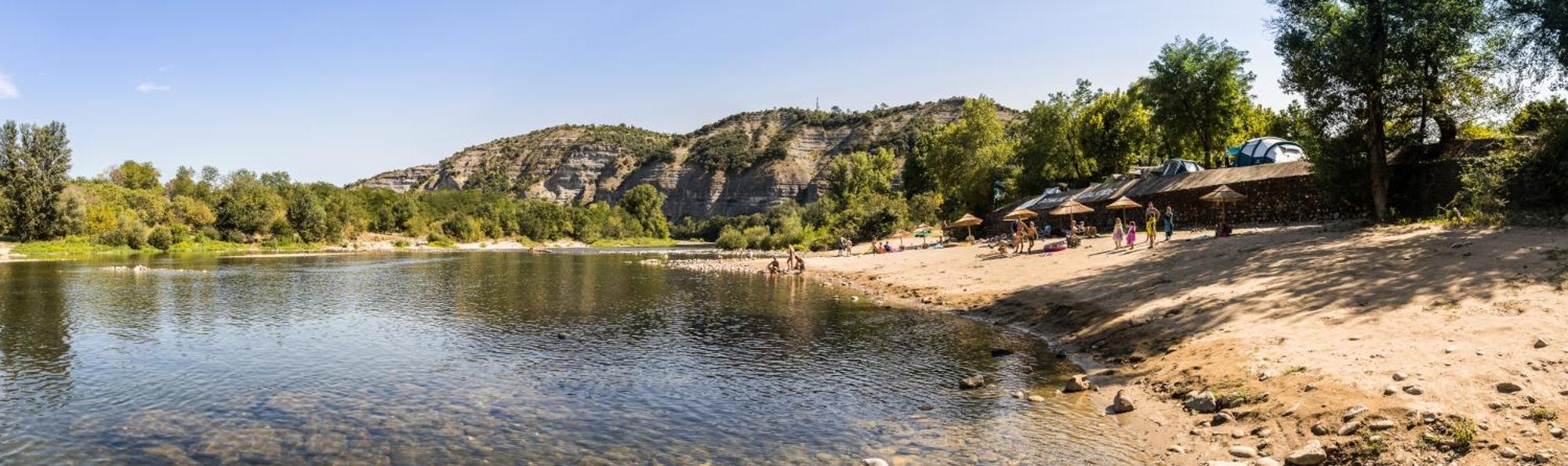 Camping RCN La Bastide en Ardèche Sampzon Esterno foto